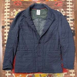 Relwen Men's Navy Quilted Jacket